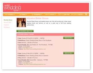 Perfect Wedding Guide Events